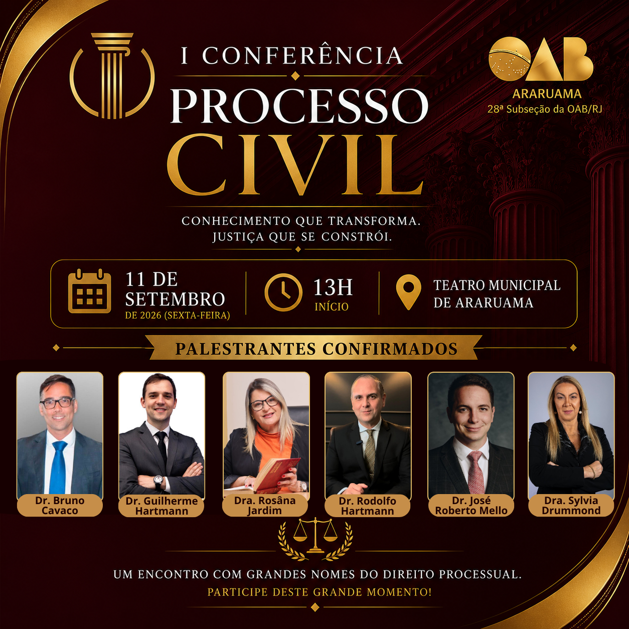 Imagem de I CONGRESSO DE PROCESSO CIVIL - OAB ARARUAMA
